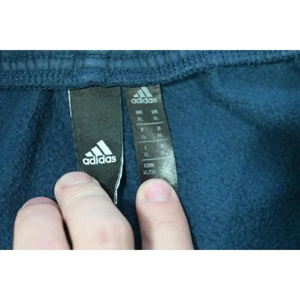 Adidas Sweat Pants Soccer‎ Jogger Athletic Striped Cotton Blend Boys Size XL